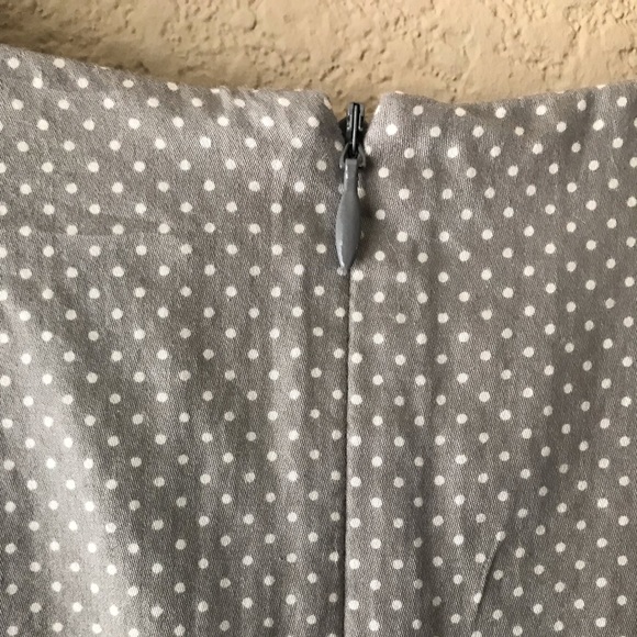 Anne Taylor LOFT Grey Dress Size 2 - Picture 6 of 6